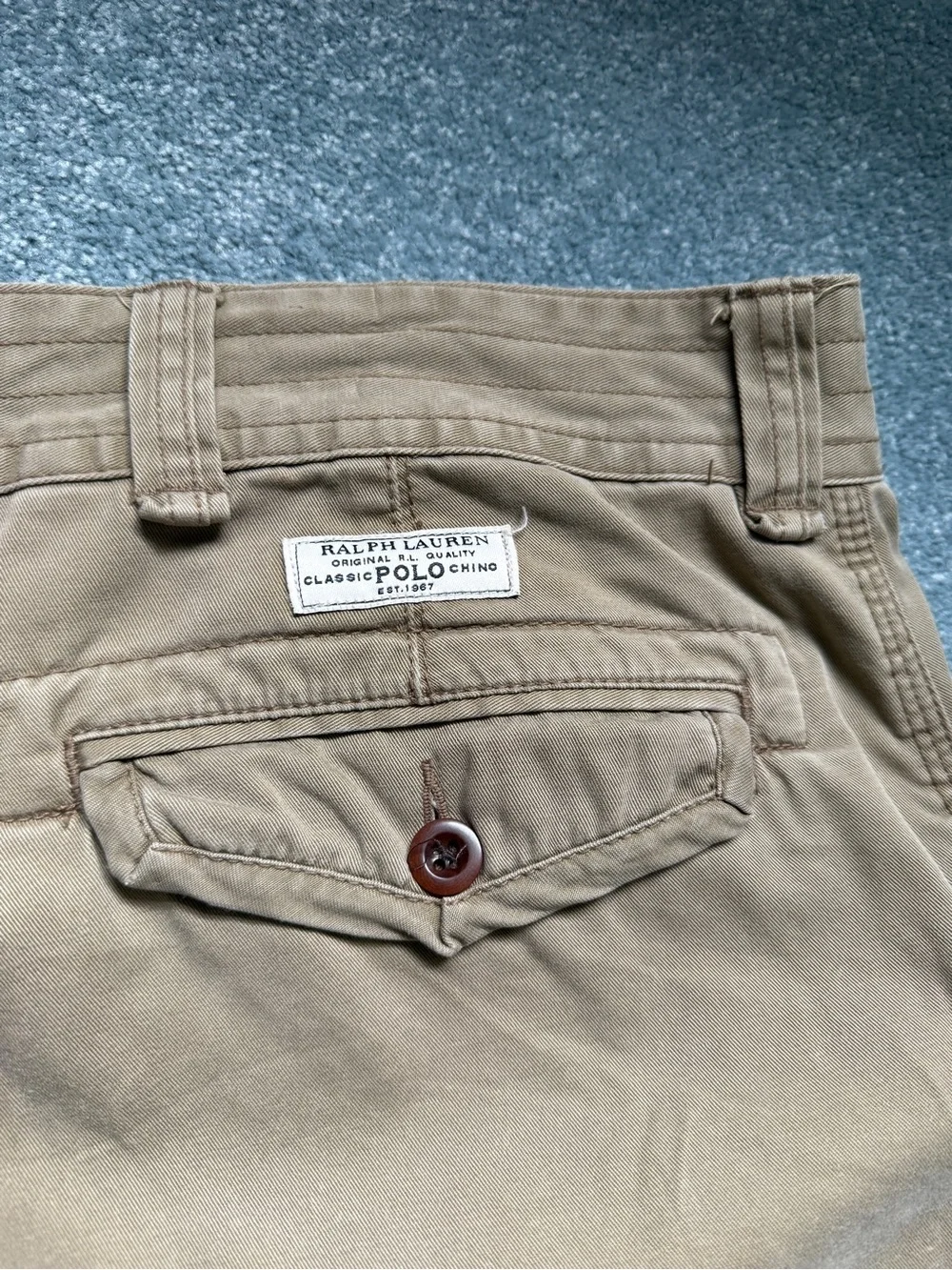 Polo by Ralph Lauren Men's Tan Cargo Shorts